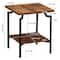 Household Essentials Crown 22" 2-Tier Square Side End Table